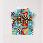 Japanese Style Pet Kimono Coat - Bow-Knot Cat and Dog Outfit