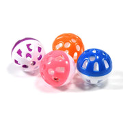 10-Piece Colorful Rolling Bell Ball Toy Set for Parrots