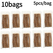 Natural Catnip Molar Sticks for Cats - Teeth Cleaning Chew Toys