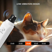 Low Noise Electric Pet Nail Grinder for Dogs and Cats