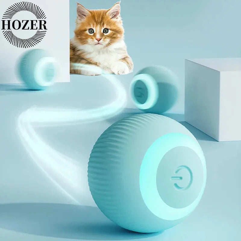 Smart Automatic Rolling Cat Ball Toy for Indoor Exercise