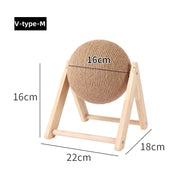 Sisal Rope Cat Scratching Ball Board for Paw Grinding