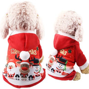 Santa Pet Costume Jacket - Christmas Dog and Cat Outfit
