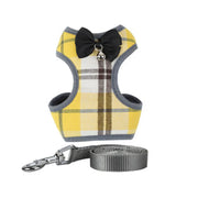 Mesh Pet Harness and Leash Set - Bowknot Cat and Puppy Vest
