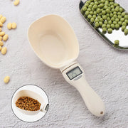 Digital Pet Food Measuring Scoop with LED Display for Dogs and Cats