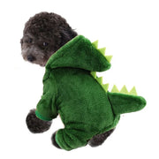 Dinosaur Halloween Pet Costume - Fleece Cat and Dog Hoodie