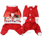 Santa Pet Costume Jacket - Christmas Dog and Cat Outfit