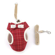 Mesh Pet Harness and Leash Set - Bowknot Cat and Puppy Vest