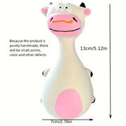 Squeaky Animal Dog Chew Toy - Bite-Resistant Rubber Play Toy