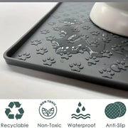 Silicone Pet Feeding Mat - Non-Slip Waterproof Placemat