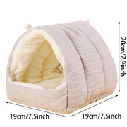 Warm Cotton Hanging Bird Nest Hut for Parrots and Budgies