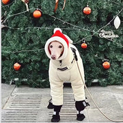 Thickened Winter Dog Jacket - Neck-Cover Coat for Big Dogs