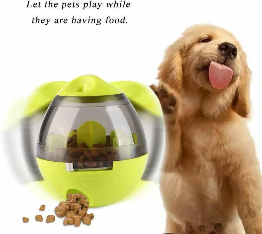 Interactive Dog Slow Feeder Treat Ball - IQ Training Toy
