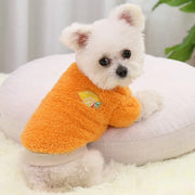 Small Dog Fleece Hoodie Coat - Warm Puppy Outfit for Chihuahuas
