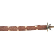 Natural Wood Fork Perch Stand for Parakeets and Cockatiels