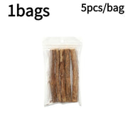 Natural Catnip Molar Sticks for Cats - Teeth Cleaning Chew Toys