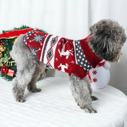 Christmas Knit Dog Sweater - Festive Winter Outfit for Small & Medium Pets