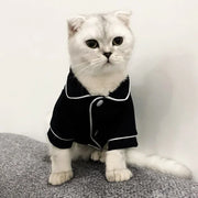 Christmas Cat Hoodie Suit - Winter Pet Costume Sweatshirt