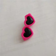 Heart Sunglasses Pet Hair Clips - Dog and Cat Bow Accessories