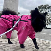 Reflective Waterproof Dog Raincoat - Adjustable Jacket for Large Dogs