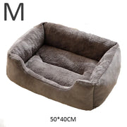 Soft Cushion Basket Bed for Cats and Small Dogs