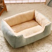 Soft Cushion Basket Bed for Cats and Small Dogs