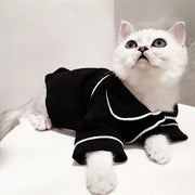 Christmas Cat Hoodie Suit - Winter Pet Costume Sweatshirt