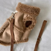 Cute Cotton Dog Vest Jacket - Soft Autumn Winter Coat for Small Pets