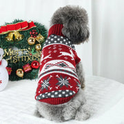 Christmas Knit Dog Sweater - Festive Winter Outfit for Small & Medium Pets