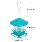 Hanging Outdoor Bird Feeder with Multiple Food Ports