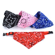Adjustable Bandana Collar for Dogs and Cats - Printed Neckerchief Style