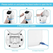3.5L Automatic Pet Feeder - Timer Food Dispenser with Steel Bowl