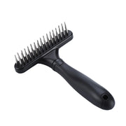 Stainless Steel Undercoat Grooming Rake for Dogs and Long-Hair Cats